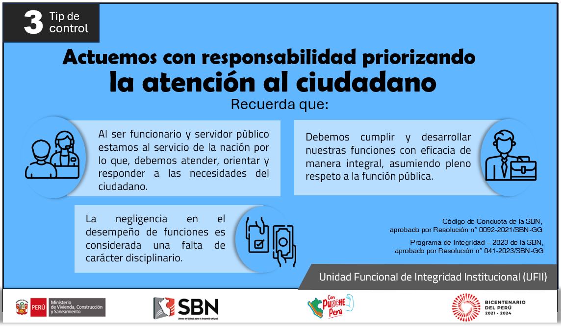 Campaña: Actuemos con responsabilidad priorizando la atención al ciudadano