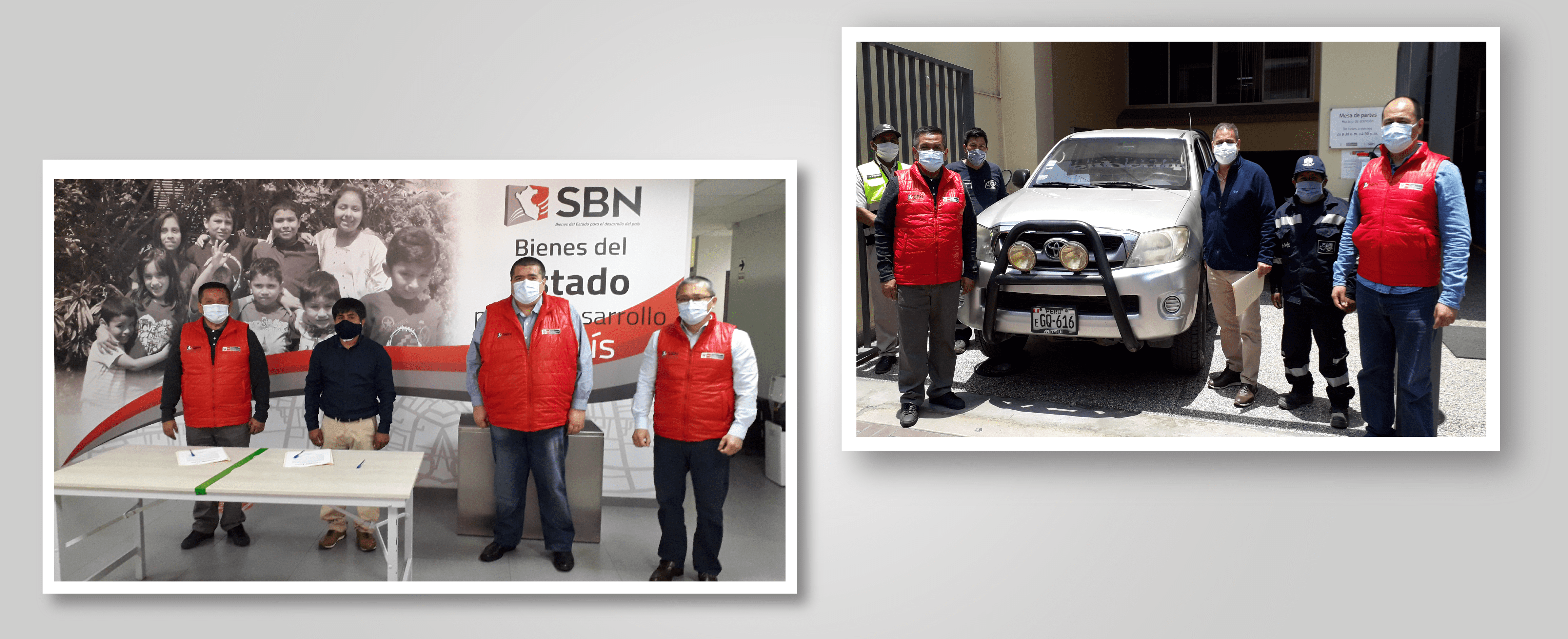 SBN DONA CAMIONETAS A MUNICIPIOS DISTRITALES DE LIMA Y LAMBAYEQUE