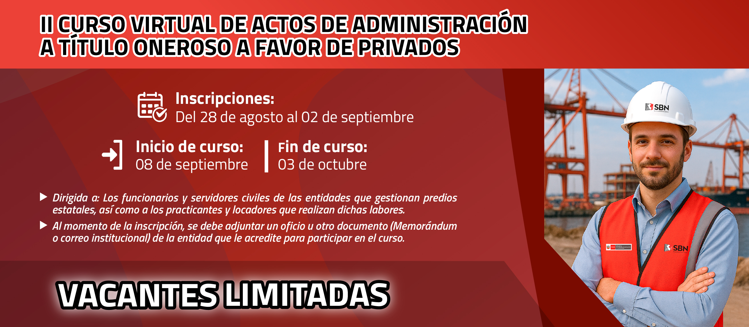 II Curso Virtual de Actos de Administración a Título Oneroso a favor de Privados
