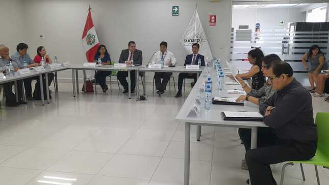 SBN participó en primera sesión del Consejo Nacional de Catastro