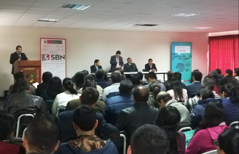 SBN CAPACITA SOBRE GESTIÓN DE LOS BIENES DEL ESTADO EN CAJAMARCA