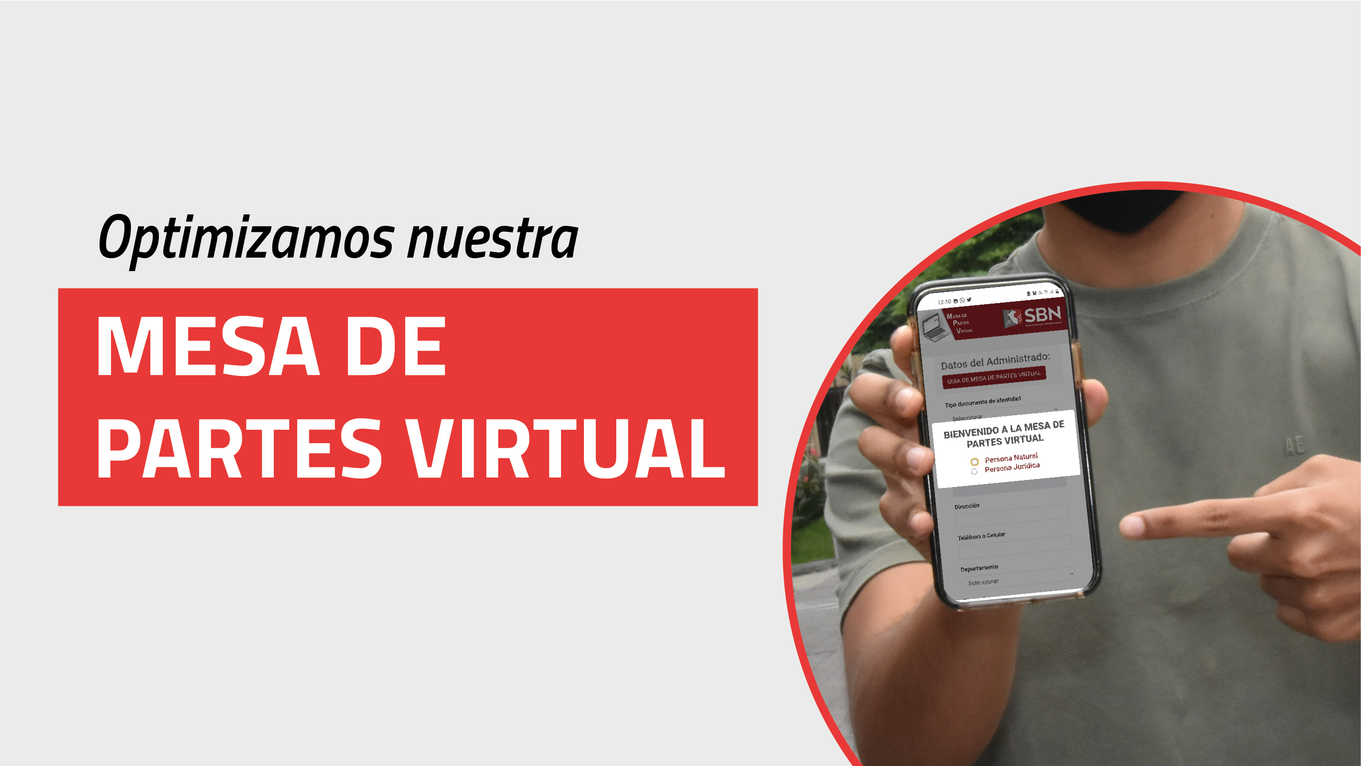 Mesa de Partes Virtual de la SBN presenta novedades