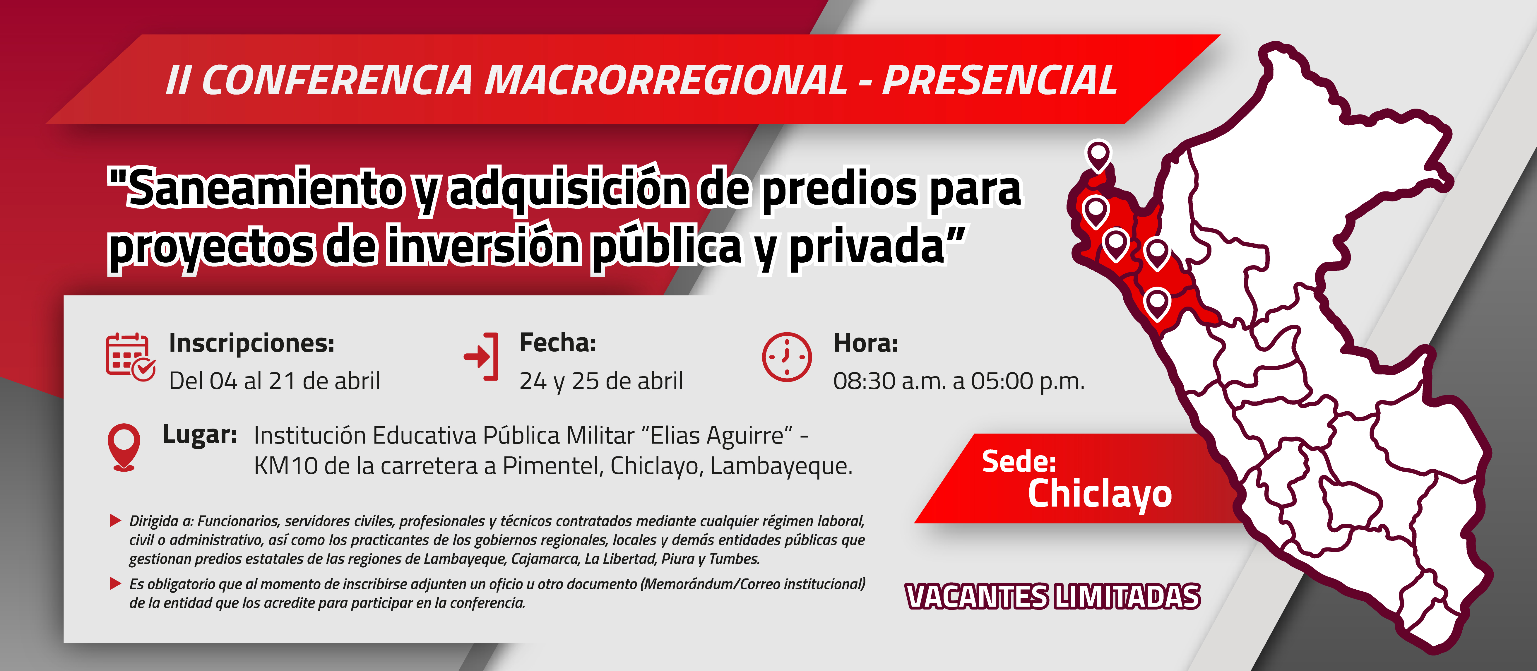 II Conferencia Macrorregional Presencial en Chiclayo