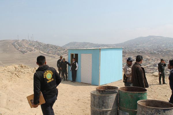 La SBN recupera terreno del Estado cerca a penal Piedras Gordas