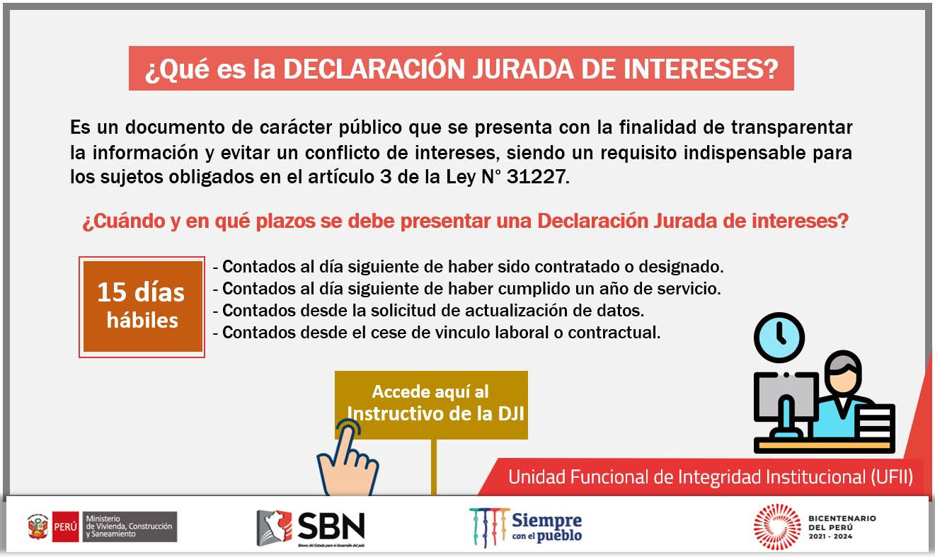  ¿Qué es la declaración Jurada de Intereses?