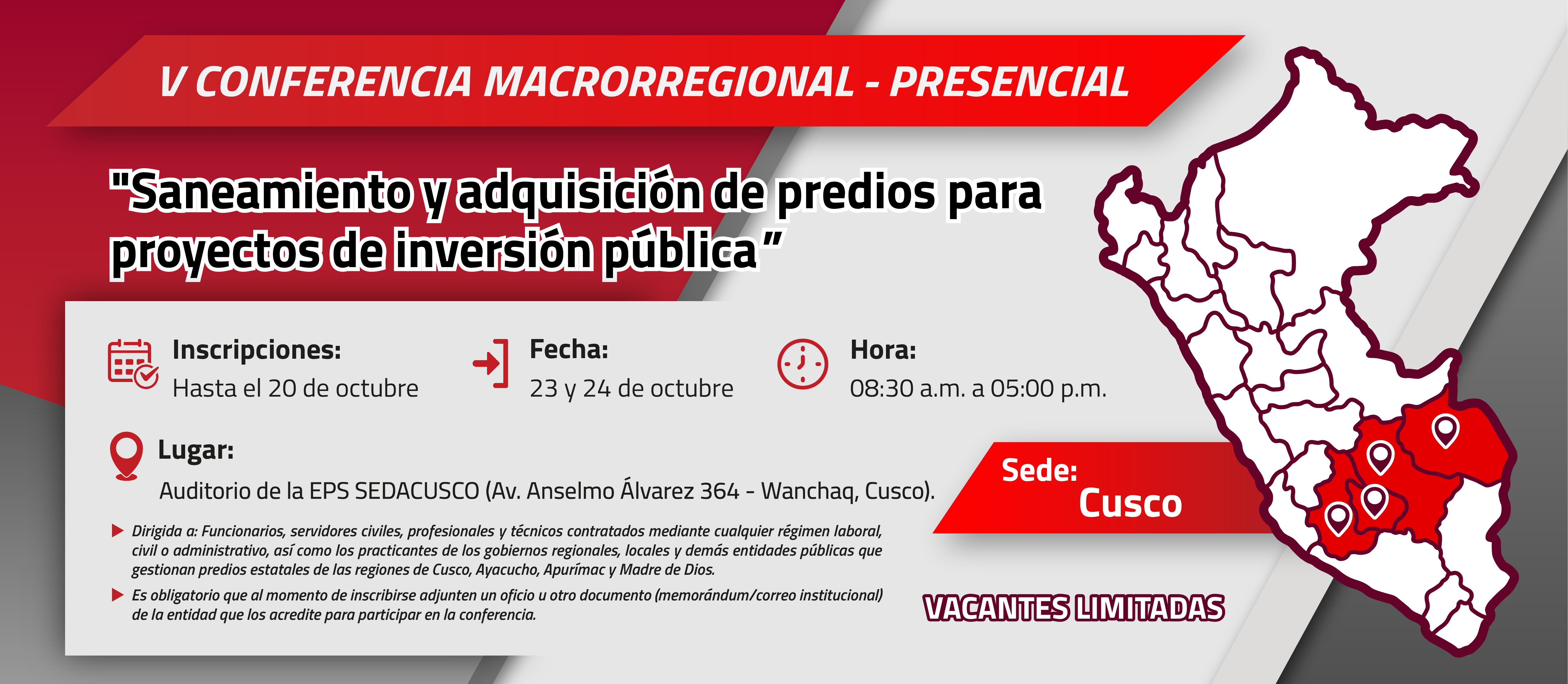 V CONFERENCIA MACRORREGIONAL